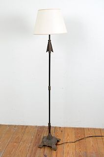 Iron Arrow Motif Floor Lamp