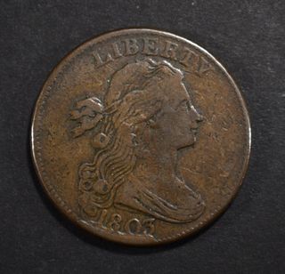 1803 LARGE CENT S-263 VF/XF