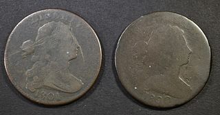 1800/79 & 1801 LARGE CENTS  AG