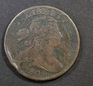 1805 LARGE CENT  VG SOME CORROSION