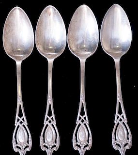 Monticello Lunt Silversmiths Spoons, Four (4)