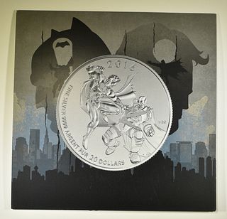2016 CANADA $20 .9999 SILVER BATMAN/SUPERMAN  COIN