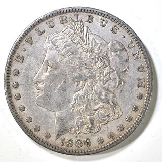 1886-O MORGAN DOLLAR CH AU
