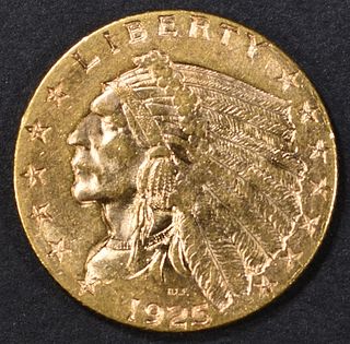 1925-D $2.5 GOLD INDIAN AU