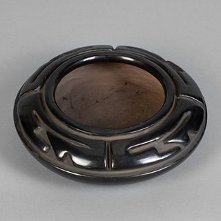 Margaret Tafoya, Carved Blackware Bowl, ca. 1975