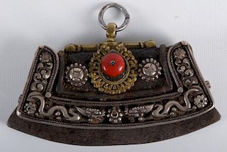 Circa 1900 Chinese Tinder Pouch