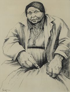 Ed Singer, Navajo Grandmother