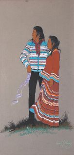 Enoch S. Haney, Traditional Seminole Couple