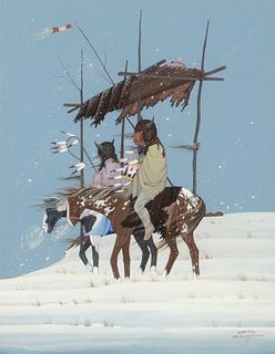 Donald Vann [Gwen-Na Da-Ga-Do-Ga], Untitled (Winter), 1972