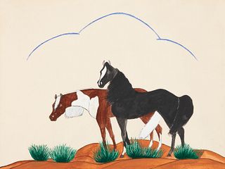 Steven Vicenti, Untitled (Two Horses)
