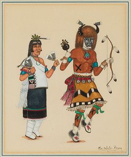 Ralph [Ma-Wholo-Peen] Roybal, Comanche Dance
