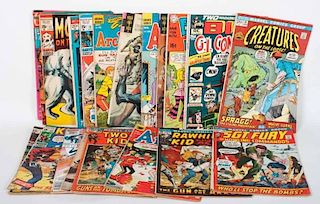 19 assorted comic books