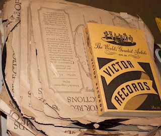 Large selection of 78 rpm records