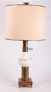 Vintage Stiffel Lamp w/ Lenox Feature