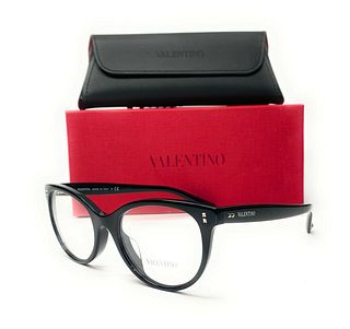 Valentino VA3009 5001 Black Demo Lens Women's Eyeglasses 52mm