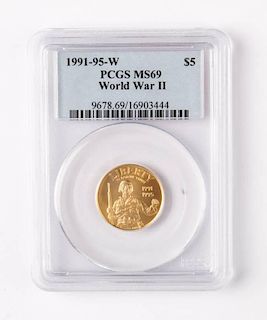 [United States] WWII Commemorative Gold $5