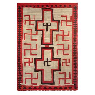 Dine [Navajo], Textile with Whirling Logs, ca. 1925