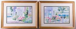 Betty Anglin Smith Signed Lithos, Pair
