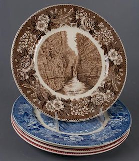 Porcelain Commemorative Plates, Five (5)