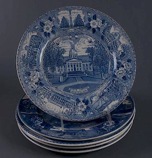 Staffordshire Commemorative Plates, Five (5)