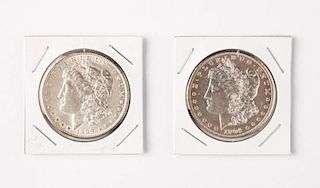 [United States] 2 Morgan Dollars 1899o & 1904o