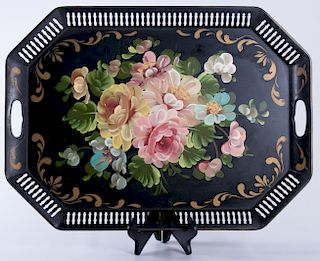 Handpainted Tole Tray