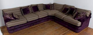 Kravet Furniture Sectional Sofa w/ Pillows