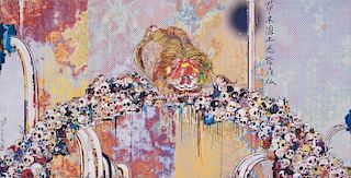 Takashi MurakamiOf Chinese Lions, Peonies, Skulls and Fountains