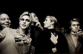 Steve Schapiro 
Andy Warhol, Edie Sedgwick, and entourage, New York
