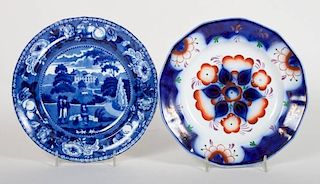Two English china plates