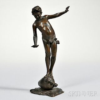 Continental School, 19th/20th Century     Bronze Figure of a Pixie,