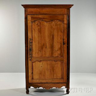 French Provincial Fruitwood Armoire