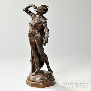 After Auguste De Wever (Belgian, 1836-1884)       Bronze Figure of Mephistopheles