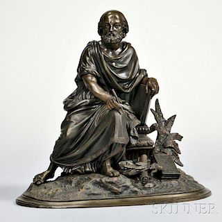 Bronze Figure of Classical Scholar