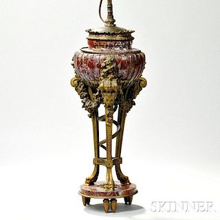 Empire-style Marble and Gilt-bronze Urn