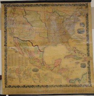 Mitchell's New National Map, Exhibiting the United States with the North American British Provinces...