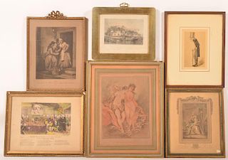 Six Various 19th Century Prints.