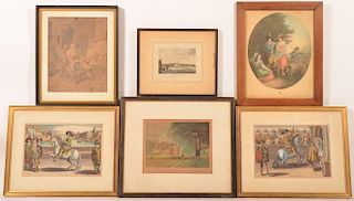 Six Various 19th Century Prints.