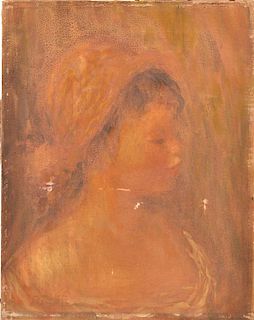 Renoir Oil Portrait Painting of Jean Renoir.