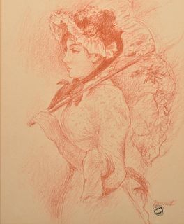 Édouard Manet Aquatint Titled "Spring".