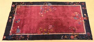 Chinese Pattern Oriental Area Rug.