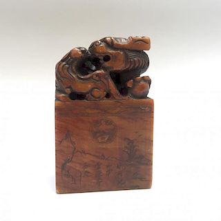 CHINESE ANTIQUE STONE SEAL