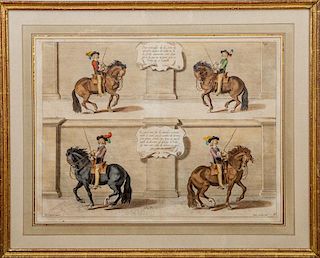 After Theodor Van Kessel (c. 1620-1693): Men on Horseback