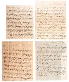 Texas Ranger and Militia Officer, Mexican War Major, and Confederate Brigadier General Benjamin McCulloch, Letters Incl. Discussion of the Charles Sum