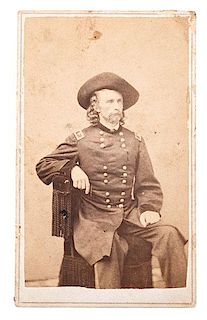 George A. Custer, CDV as Major General 