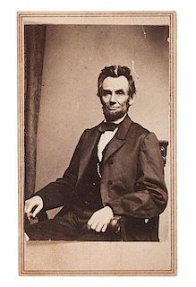 Abraham Lincoln CDV by Mathew Brady 