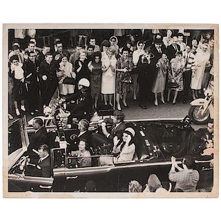 John F. Kennedy Assassination, Two Photographs Taken on November 21 and 22, 1963 