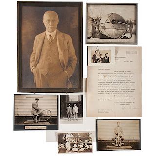 Elmer Sperry, American Inventor and Father of the Gyro Compass, Photographic and Manuscript Archive 