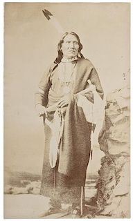 Charles M. Bell, Nine Photographs of American Indian Delegation Members 