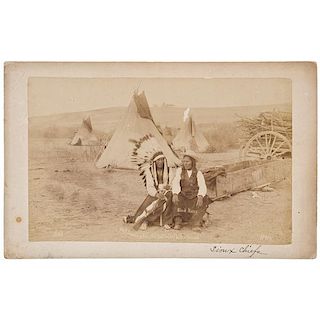 Trager & Ford Photograph of Chief Standing Elk and Black Horse 
